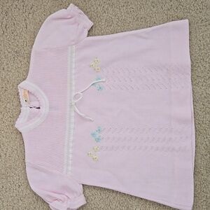 Vintage Ranko Toddler Dress Pink